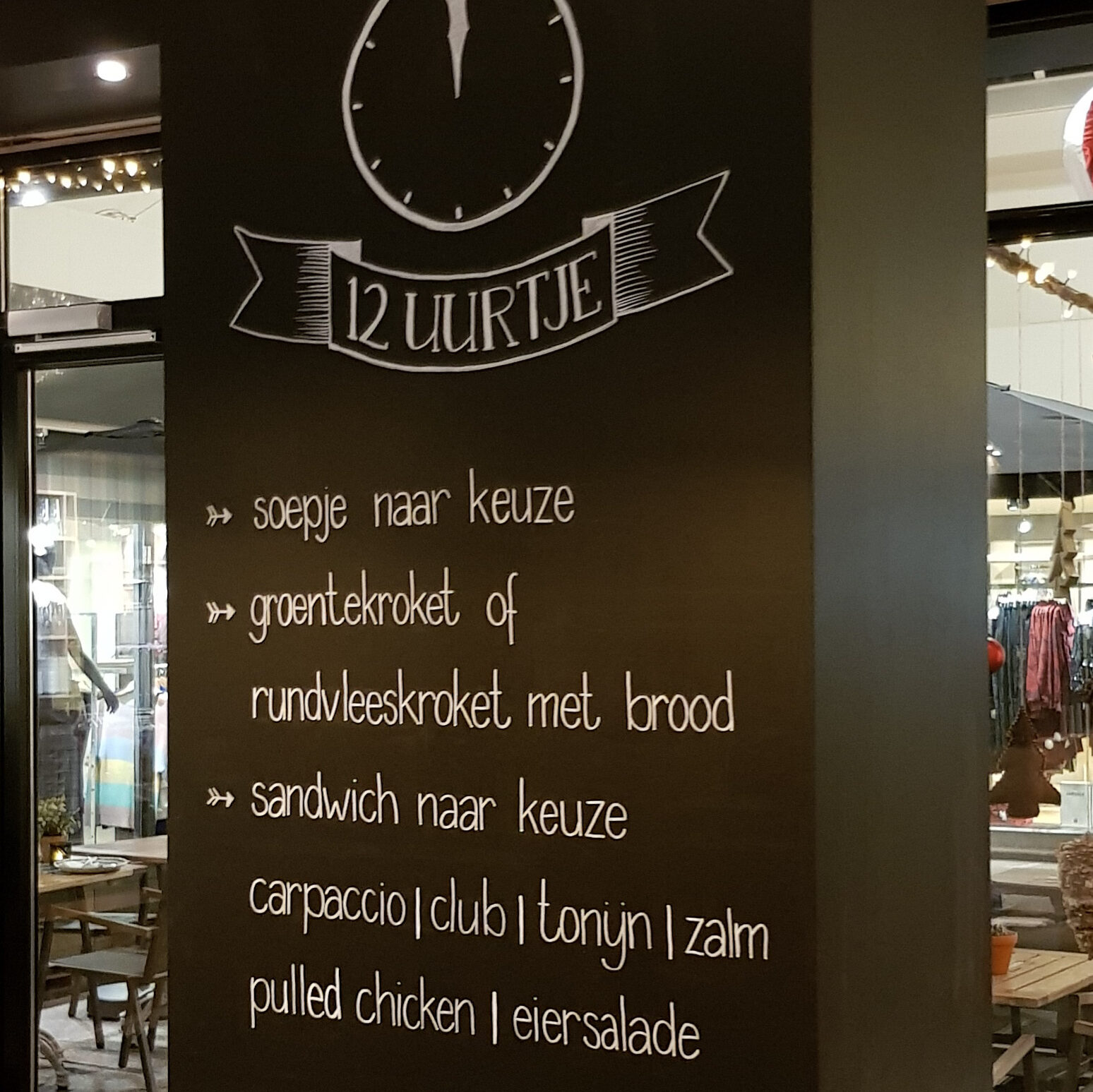 Krijtborden horeca, Opdrachten Lieks Atelier